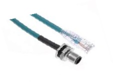 ETHERNET BULKHEAD, 5 PIN, M13, RJ45 MDE45-4FR-RJ45-BM-2M