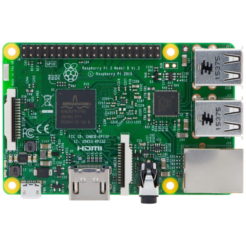 RASPBERRY PI 3 MODEL B+ -1.4 GHZ- 1GB RAM BCM2837