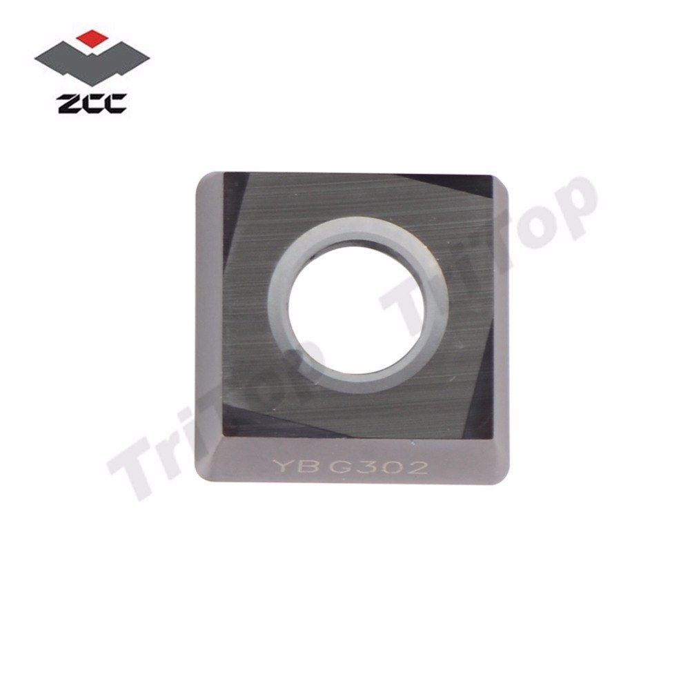 INSERT, MILLING GRADE YBG302 PVD MULTILAYER NC-TIAIN LENGHT 6.35MM WIDTH 3.18MM INSIDE DIA 2.8MM RADIUS 0.4MM CIRCLE INSCRIBED 6.35MM SPMT 120408