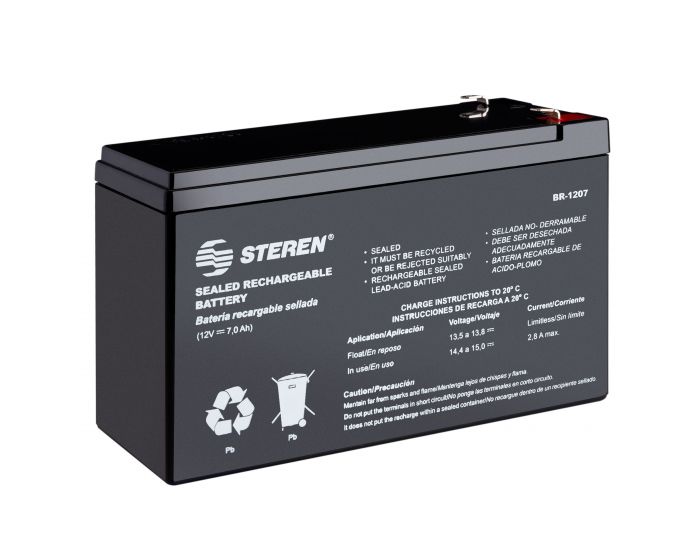 BATERIA RECARGABLE SELLADA 12V 7AH BR-1207